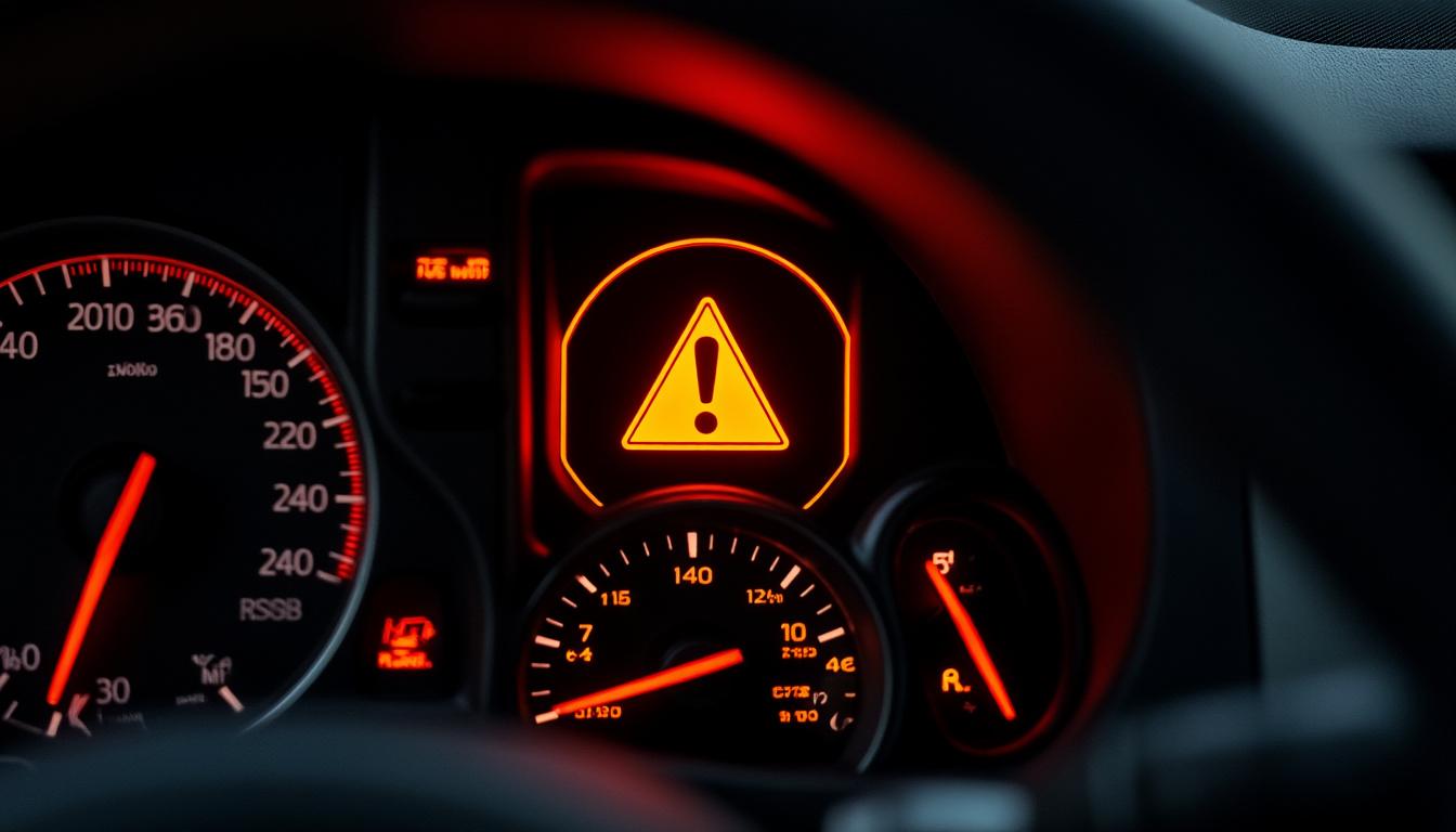 découvrez la signification du triangle orange affiché sur le tableau de bord de votre voiture. explications sur ce voyant, son rôle et les actions à entreprendre en cas d'apparition.